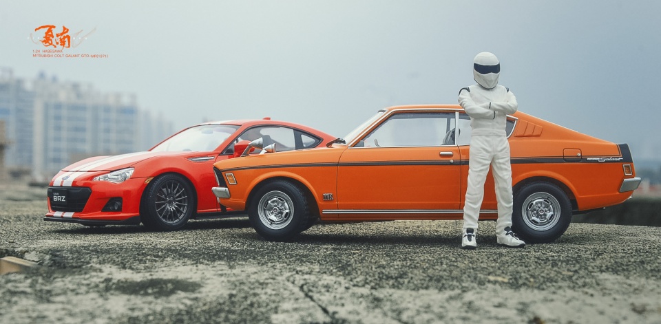 模玩秀：长谷川 1:24 三菱Colt Galant1971