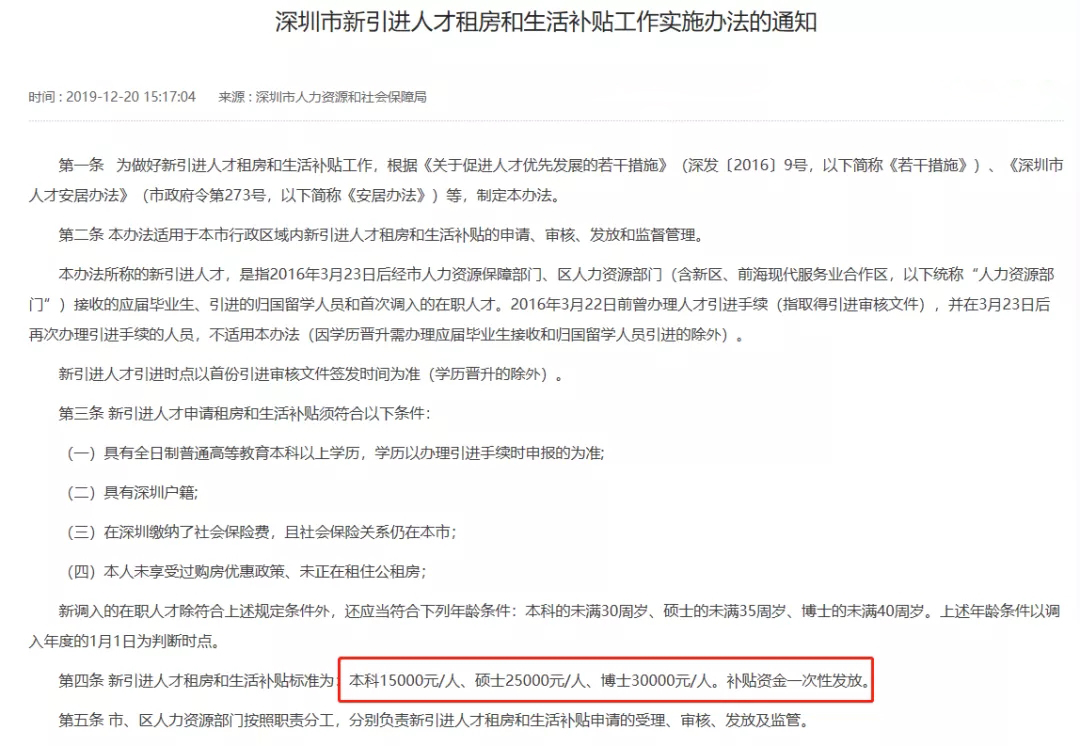 每年2万！北上深直接“落户”！这些研究生“补贴”你知不知道？