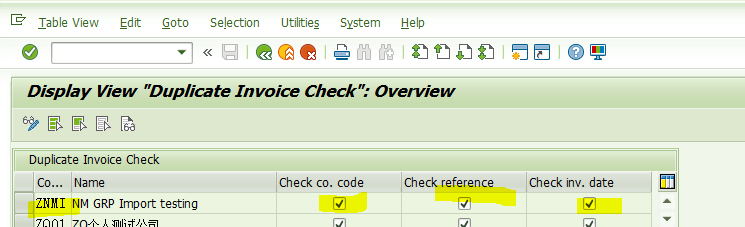 SAP MM 對PO執行收貨，報錯 - Table T169P entry ZNMI does not exist 