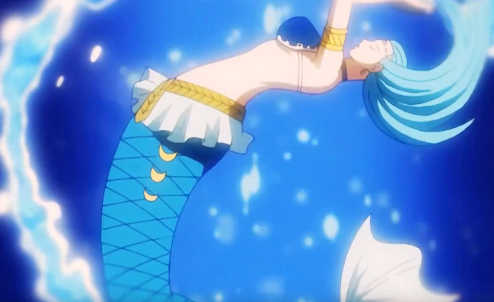 所以这是一条对于仁义非常执着的人鱼少女.