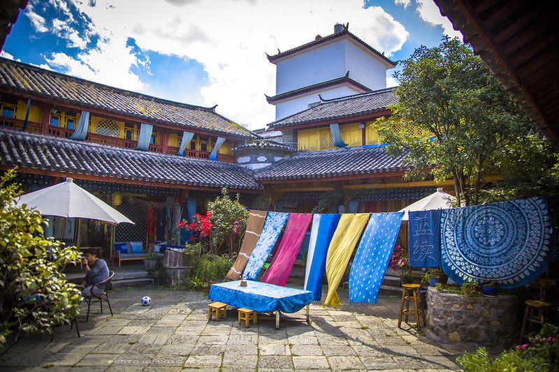 位于大理的千年白族古镇——喜洲