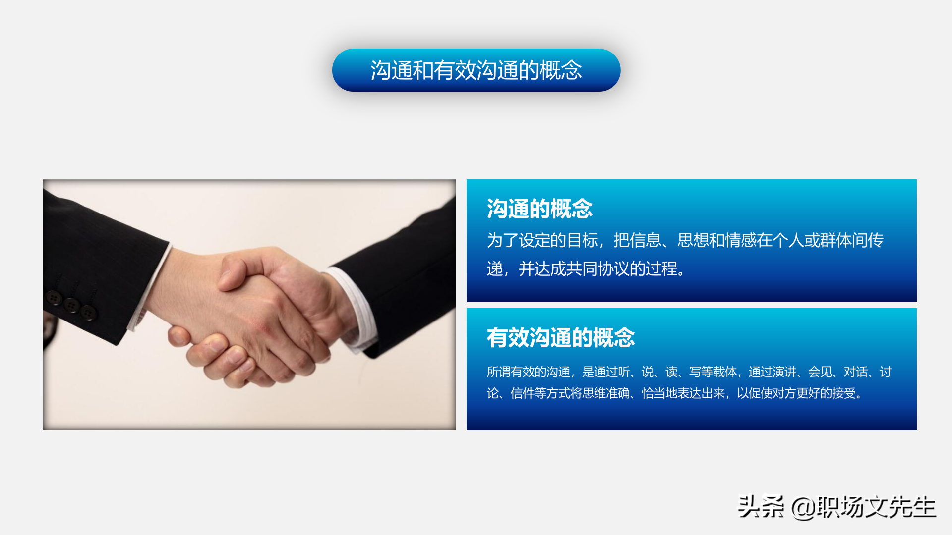 怎样进行上下沟通？47页有效沟通技巧培训课件，沟通的三大要素