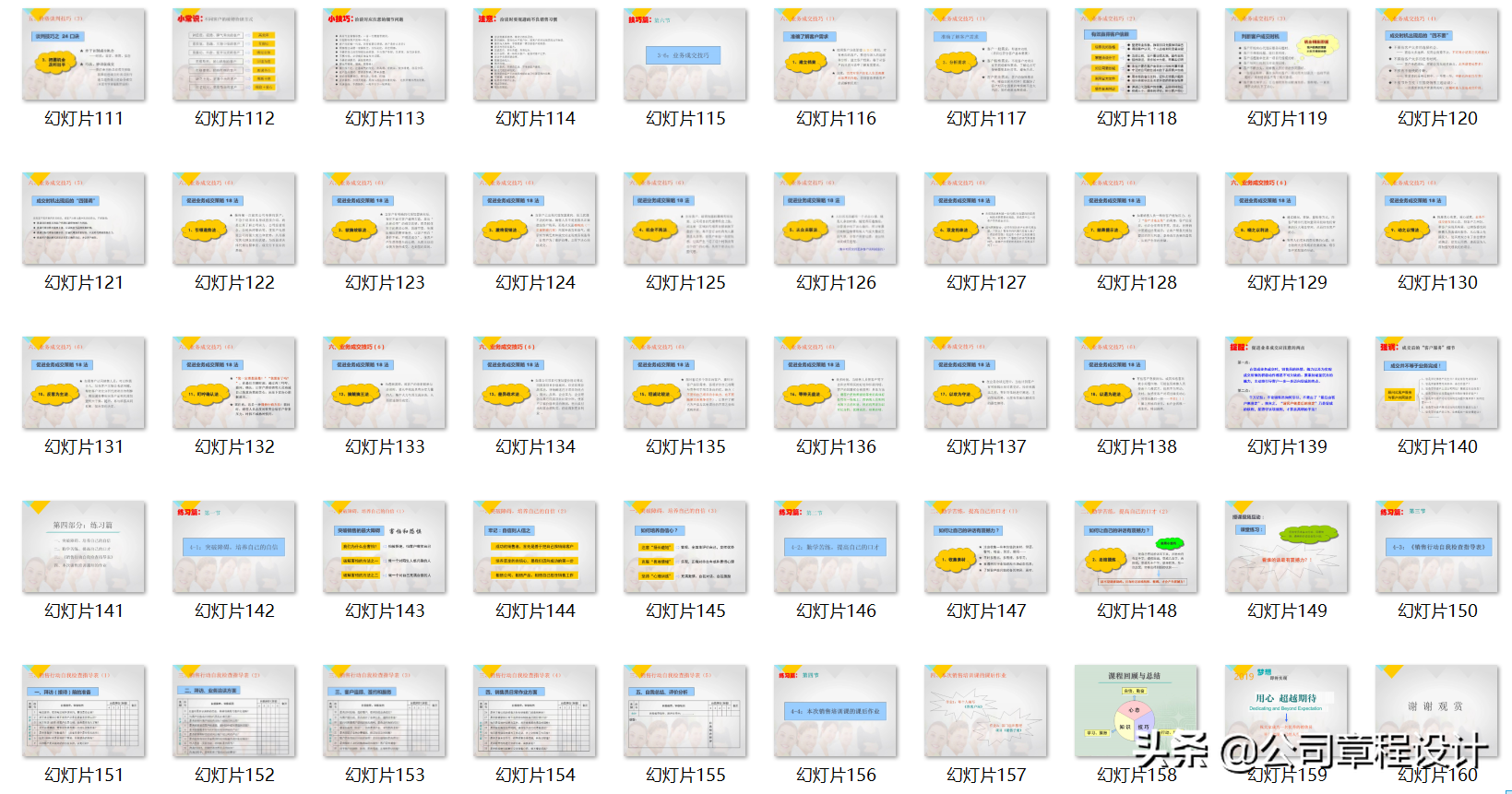 顶级销售员呕血编写的销售培训课程（160页干货）