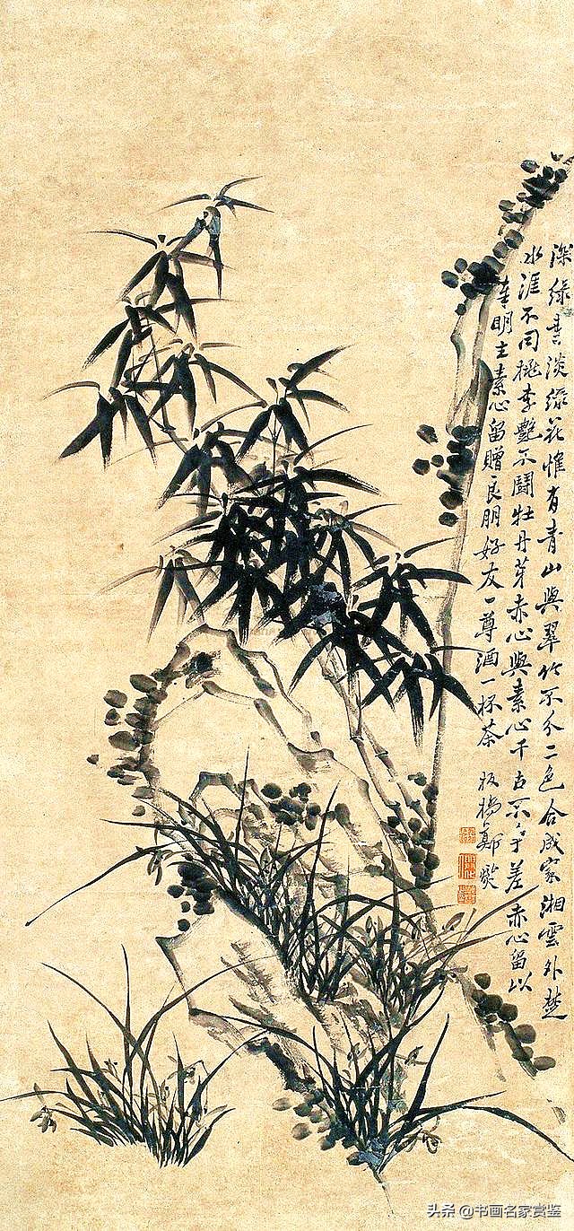 千古名篇《文与可画筼筜谷偃竹记》附清.扬州八怪之首郑板桥画竹