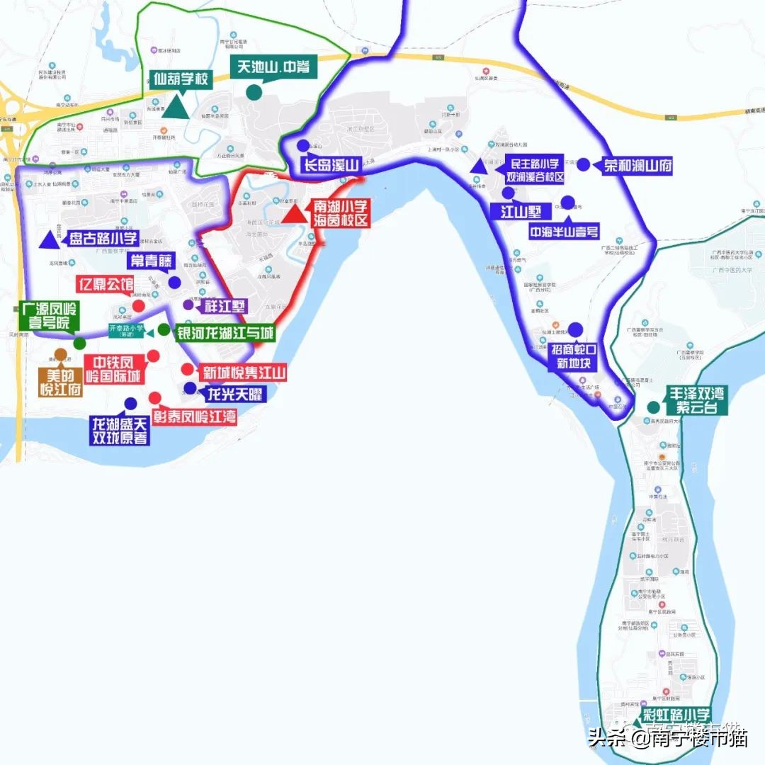 2020南宁学区房系列三：青秀区小学划分