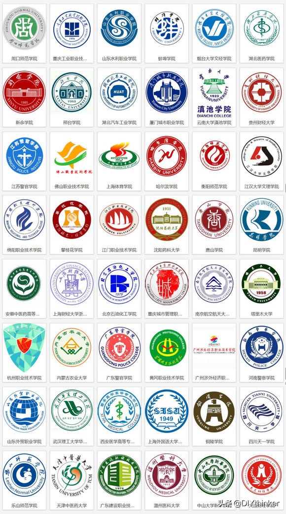 我这里收集整理了中国大学院校的校徽或院徽，找一找有你的母校吗