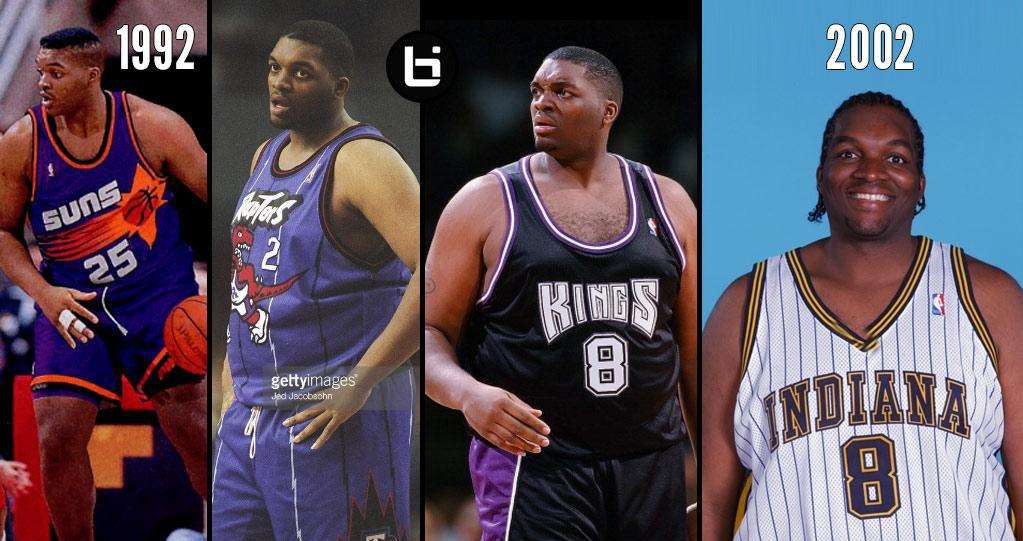 NBA史上最重的5位球员，奥尼尔320斤仅第3，姚明笑了