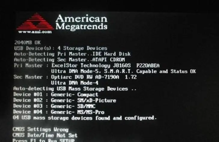 电脑故障英文提示（电脑开机出现英文故障怎么处理）