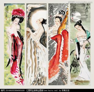 中国古代四大美女诗词大全集