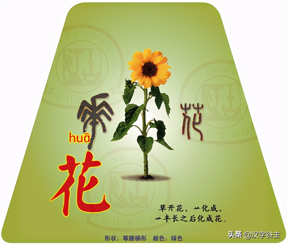 汉字植物：认知“花、华、荣、英、秀”之间汉字思维关系