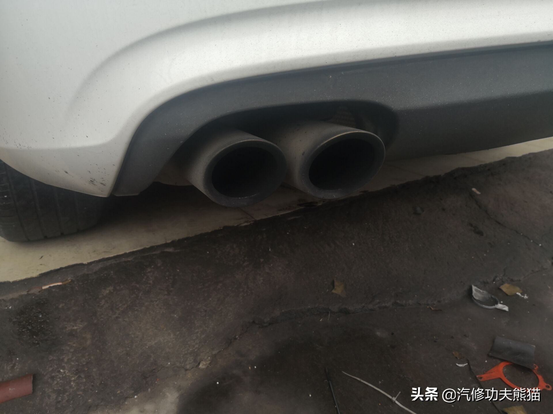 江西车友奥迪A4L严重烧机油500公里一升忍无可忍来永康解决
