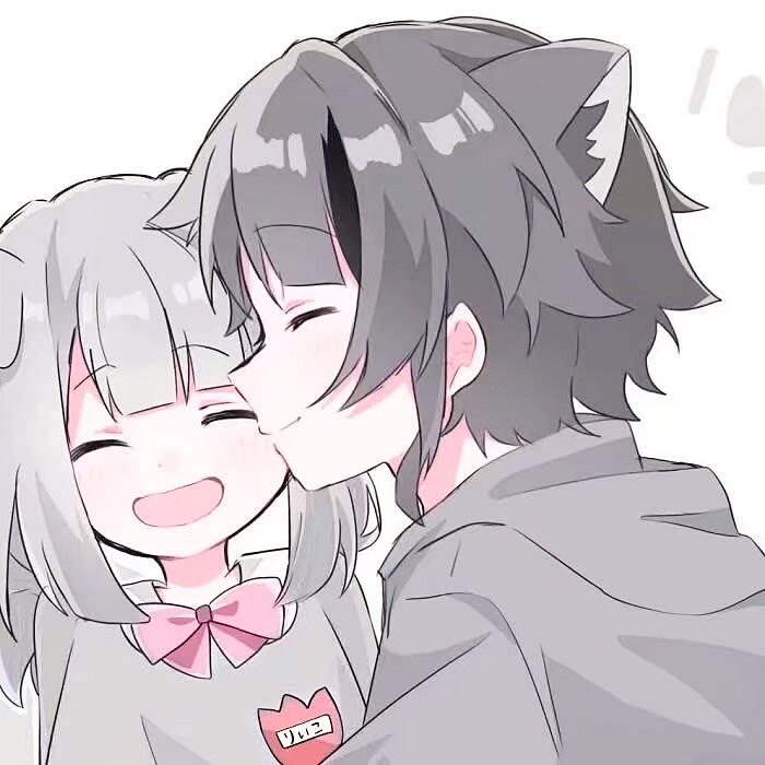 全网最"卡哇伊"情侣头像 #可爱的小朋友,我好喜欢你