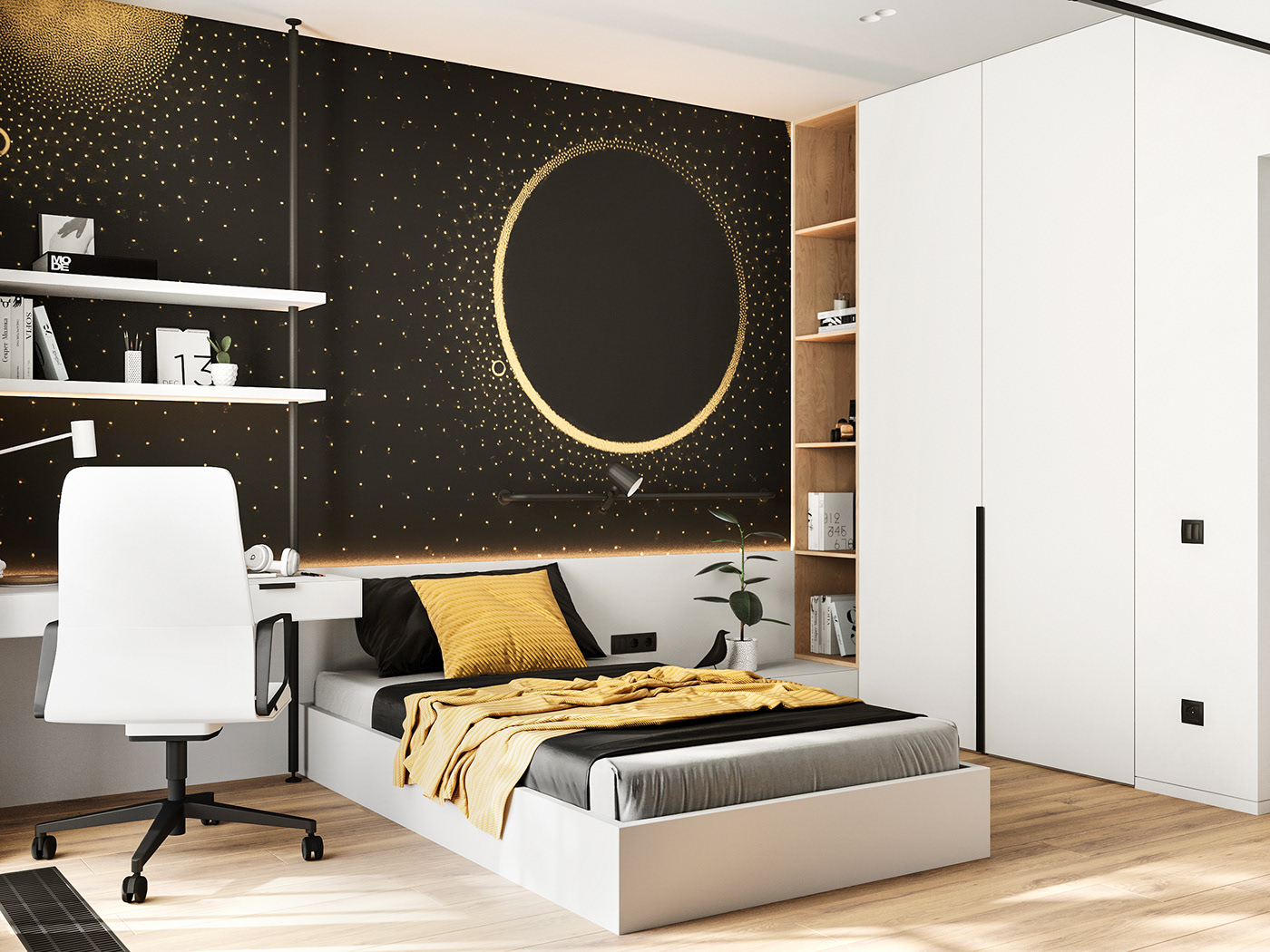 仅有55㎡的家，两室一厅，还有小庭院，北漂小姐姐的家，太漂亮