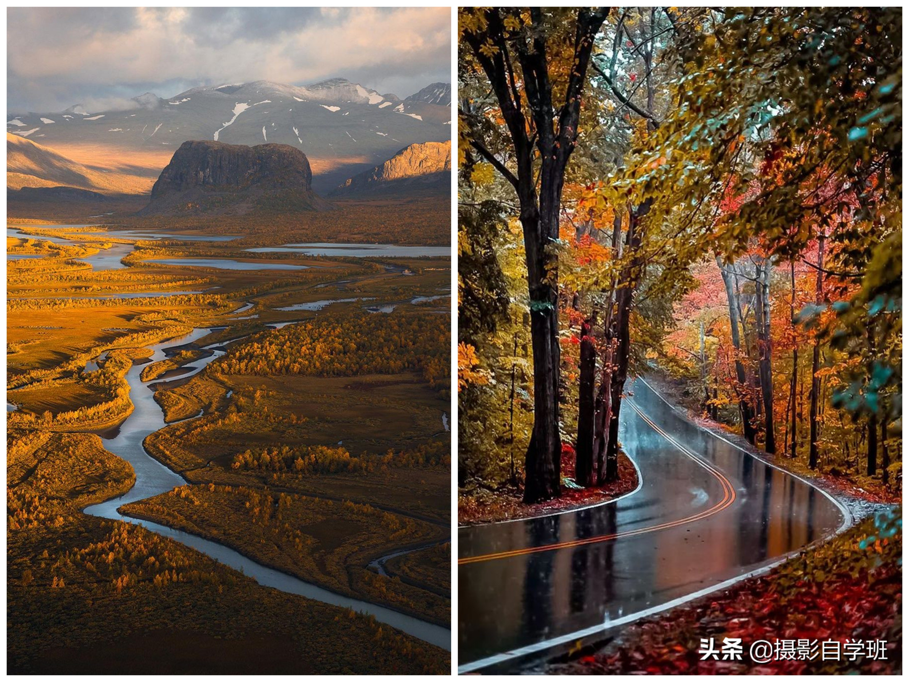 风光摄影10大构图技巧,会用构图,照片更容易好看