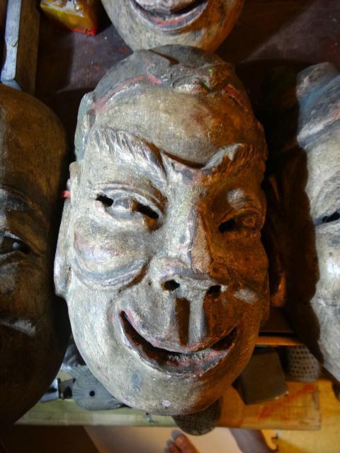 古代图腾文化与巫文化衍生的"吞口"面具,非常精美