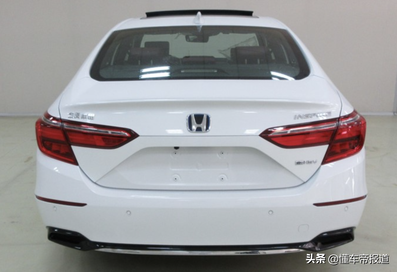 新车 | 雅阁姊妹车,东风本田新款inspire实车曝光,前脸变化大