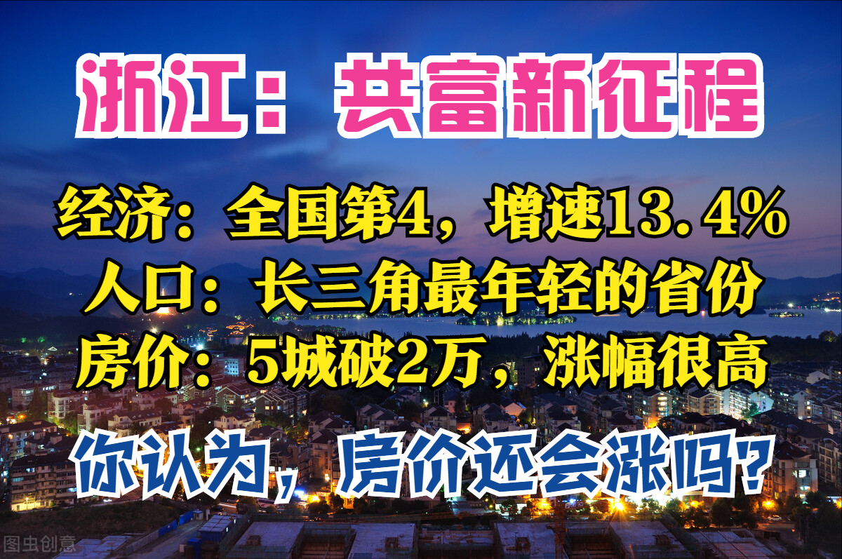 浙江半年报：GDP超3.4万亿，4大城市梯队，衢州最老，5城房价2万+