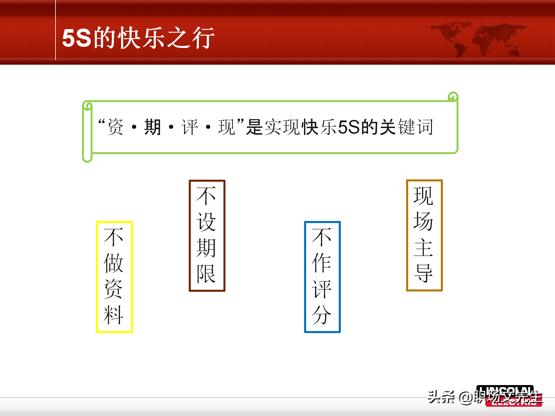 5S推行的方法步骤，78页精益生产5S管理培训课件，非常经典实用