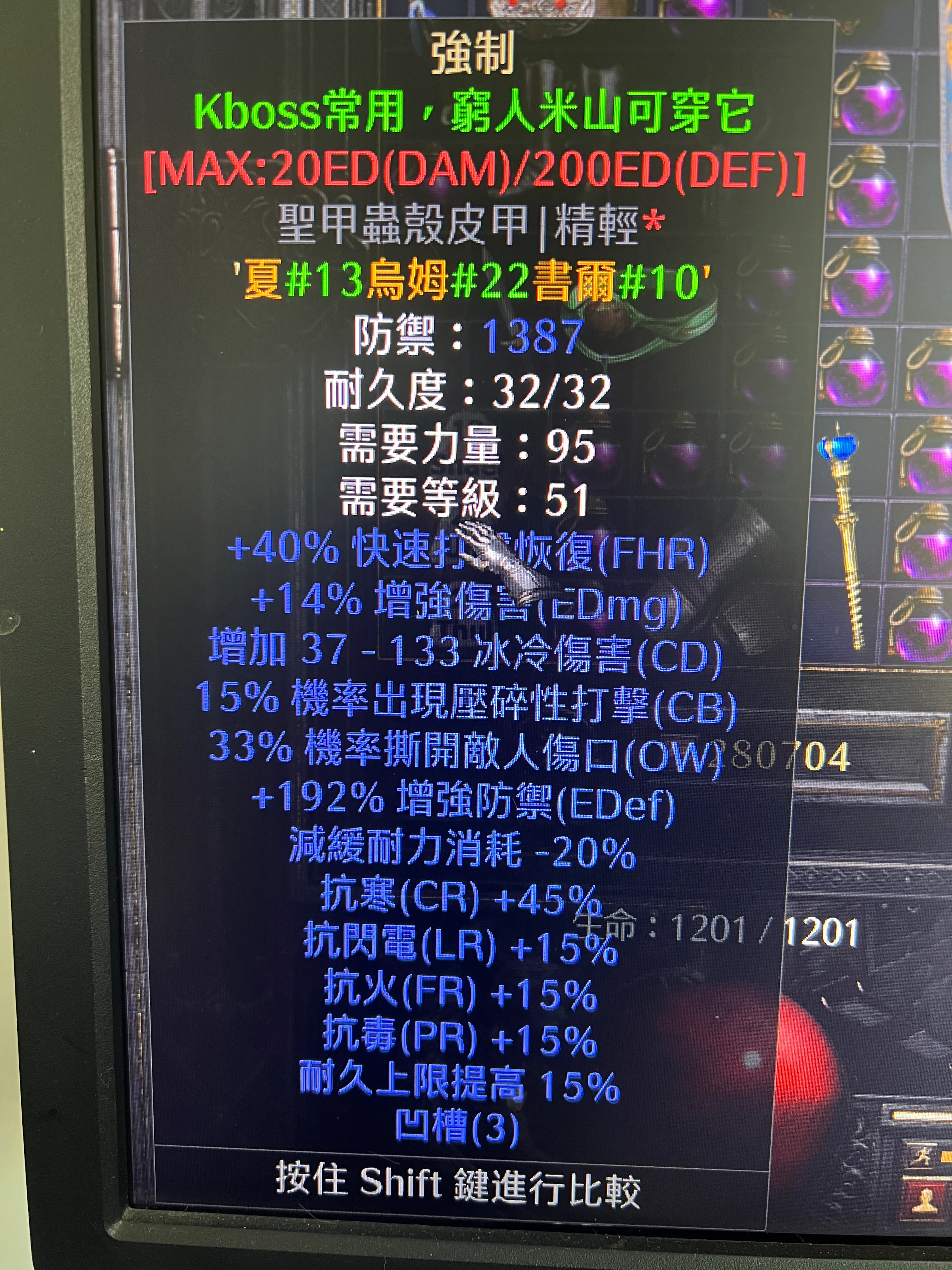 暗黑2:锤子丁备战6boss,百密一疏?