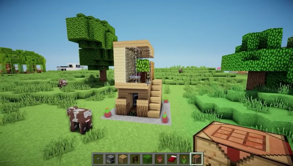 我的世界小型豪宅教程(教你轻松打造4×4微型房屋)-思维风暴网