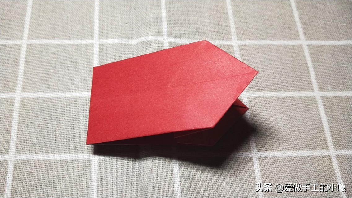 漂亮的双爱心书签，简单又别致，一张纸就完成