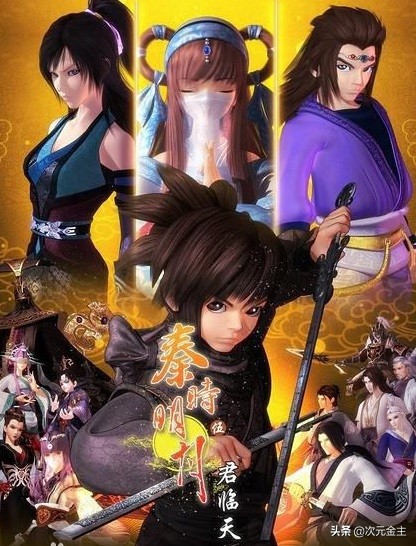 国漫6大画质狂魔，《超神学院》和《秦时明月》每一帧都是壁纸