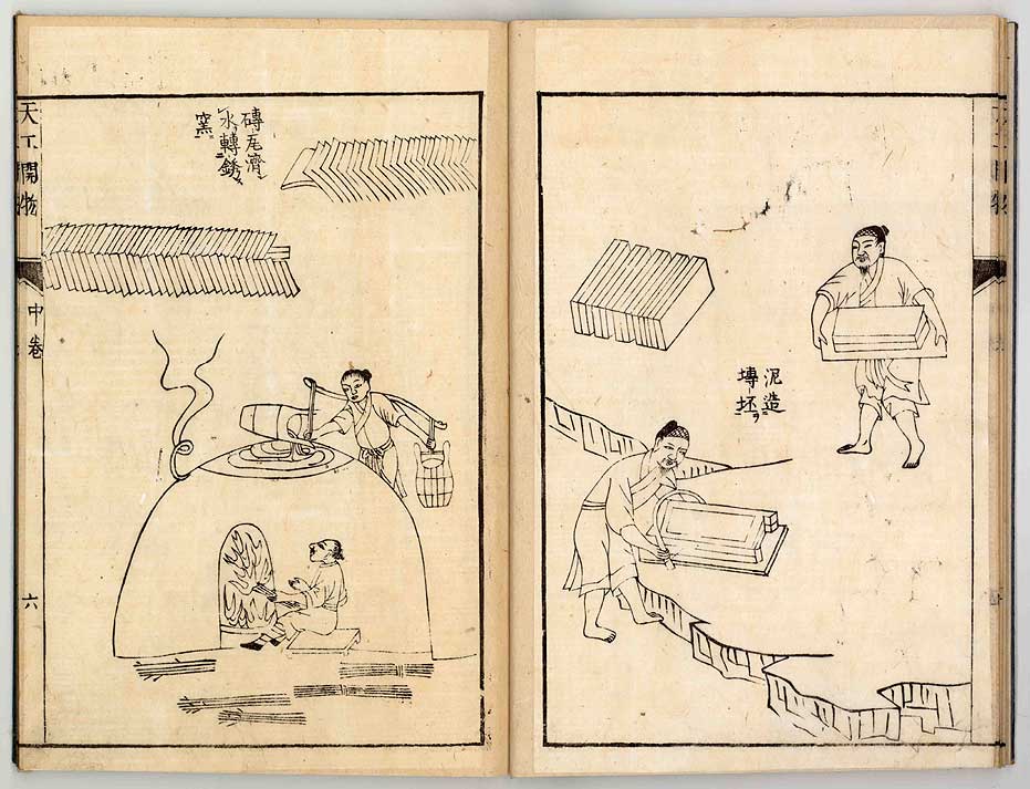中国17世纪的工艺百科全书(明代宋应星的天工开物)
