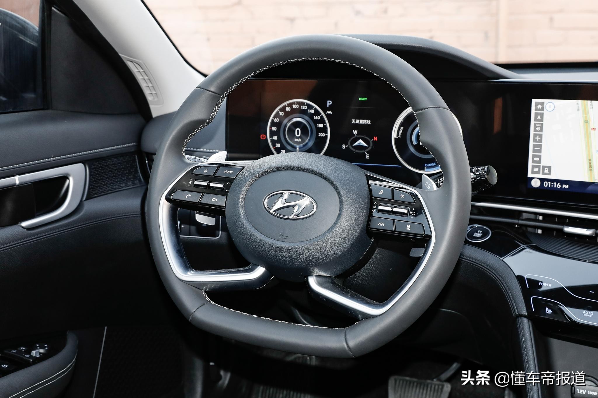 新车｜与MODEL 3同级，续航520公里，实拍现代名图EV