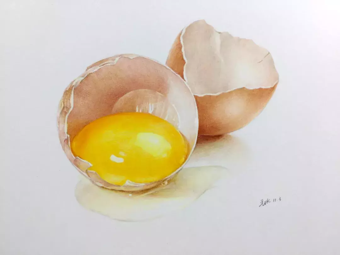 鸡蛋简单绘画图片