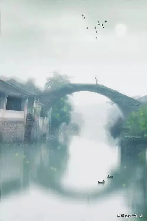 烟雨江南春风顾，不负时光不负卿