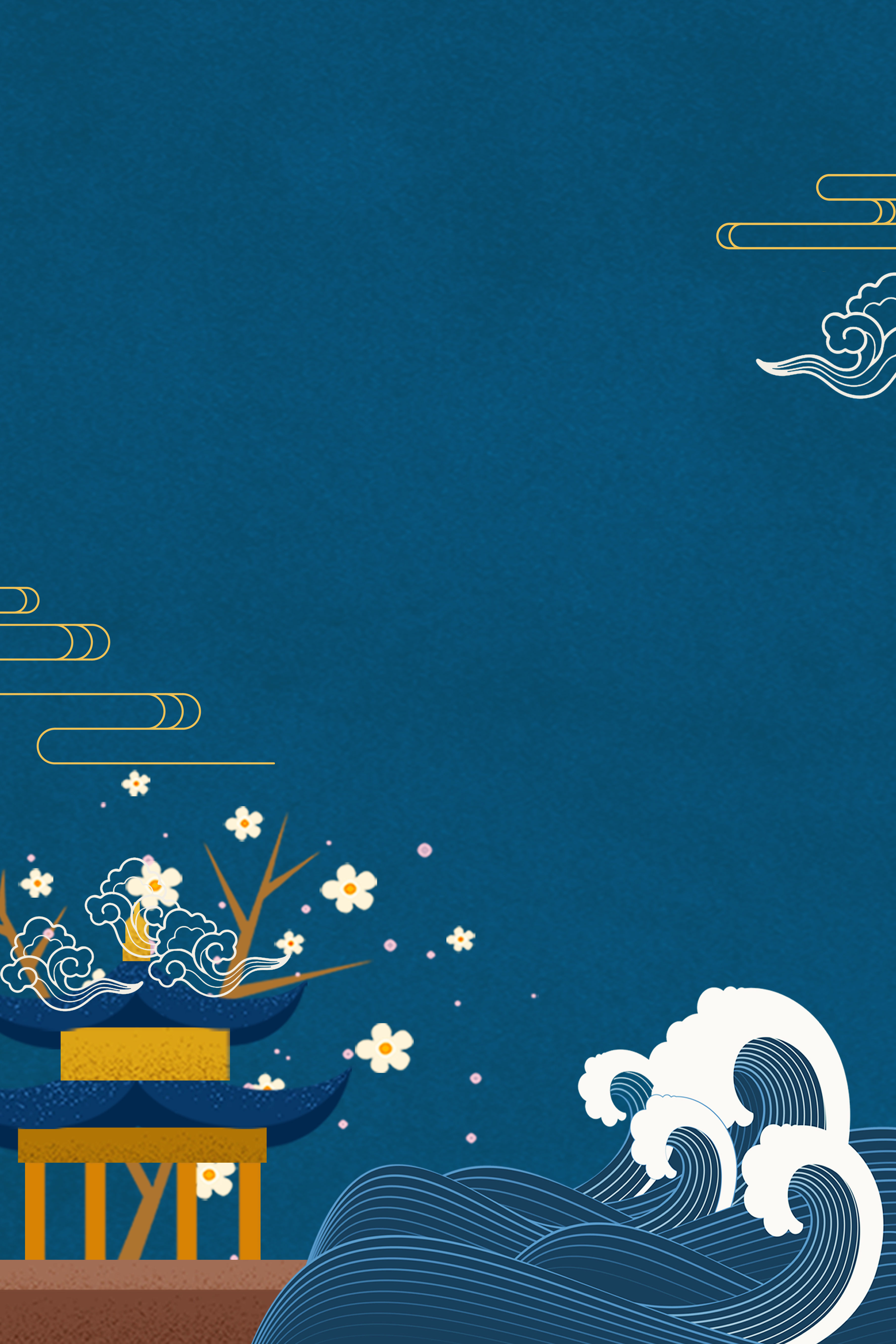 古风背景图片素材(中国风古风常用精美高清psd分层可修改背景素材) - 