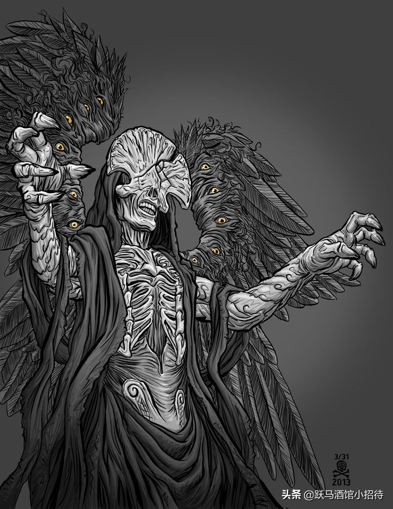 《地狱男爵》中的黑暗怪物:死亡天使