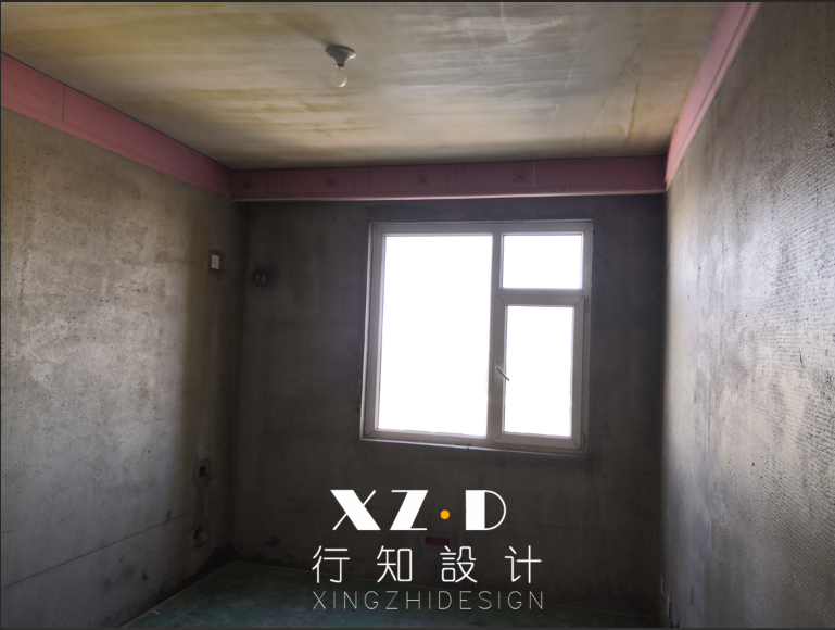 施工跟踪：电视墙暖咖色，其他墙面浅灰色，设计师不同阶段分享