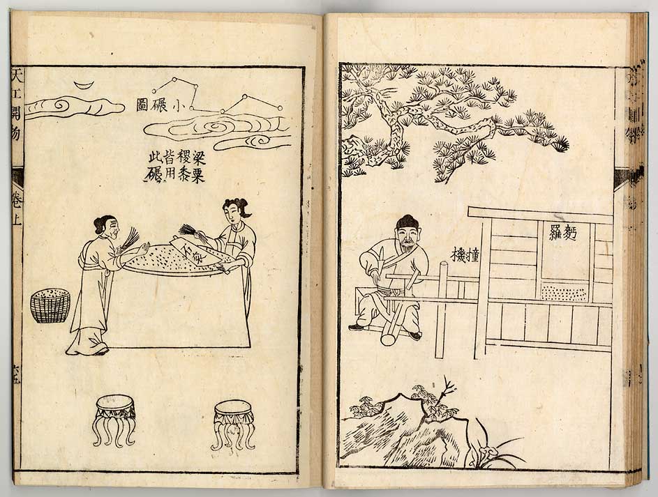 中国17世纪的工艺百科全书(明代宋应星的天工开物)