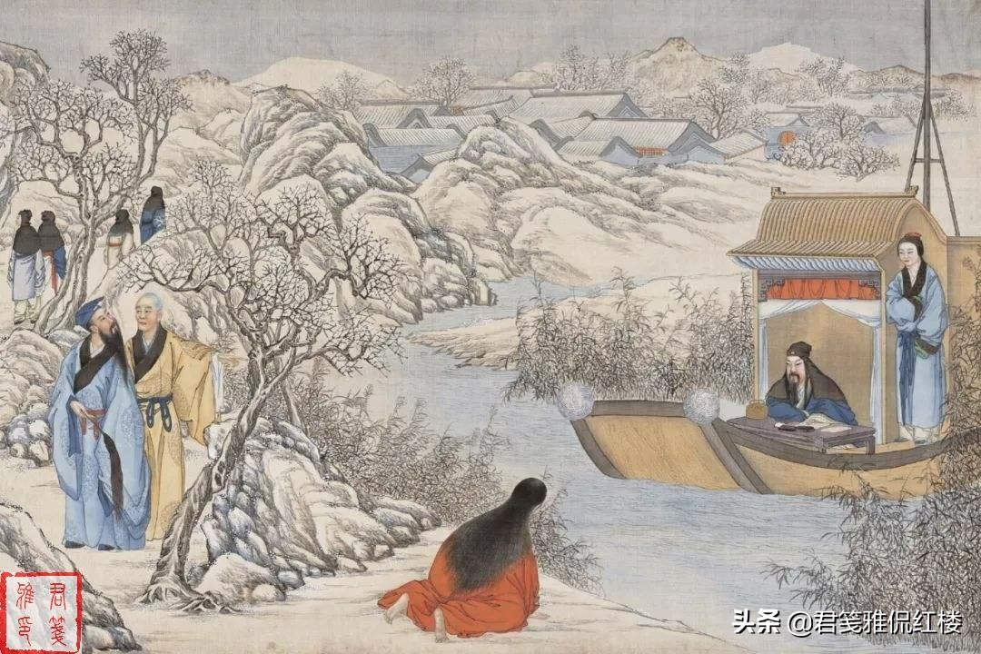 刘姥姥讲“神佛送子”故事，隐含贾宝玉结局，出家为僧不可避免