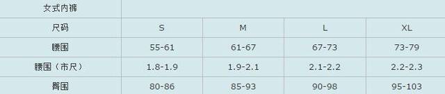 男生尺码对照表 男装标准尺码对照表