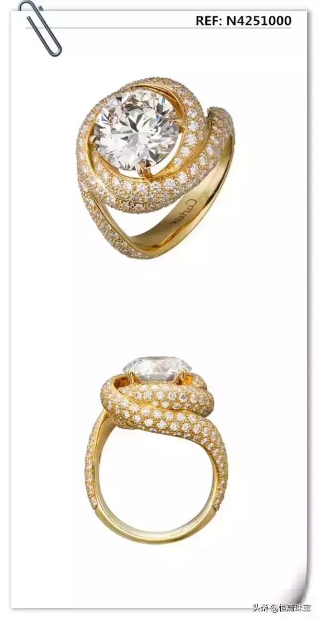 卡地亚订婚戒指图片