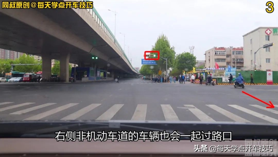 主道过路口，可以直接去非机动车道吗？怎样停车才能防止被处罚？