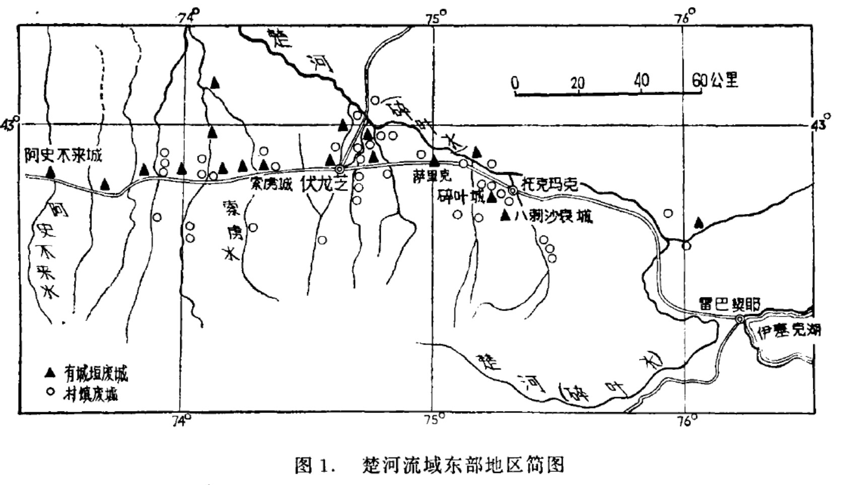 唐代安西四镇之一的碎叶镇,在如今的什么地方?