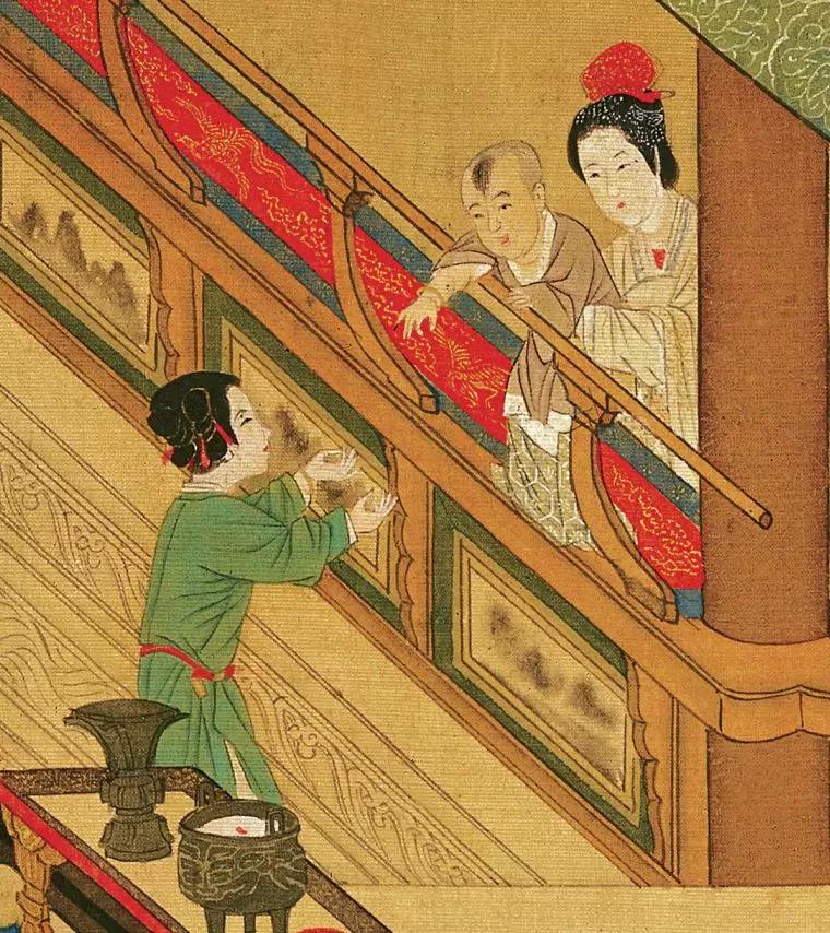 仇英《汉宫春晓图》赏析