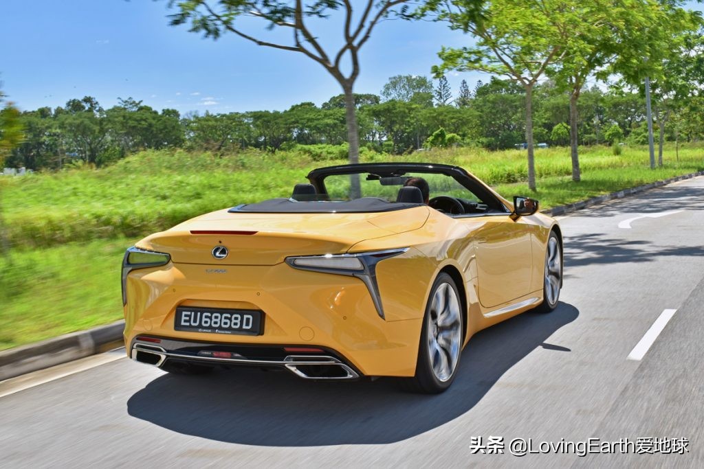 2021款雷克萨斯LC双门敞篷跑车：后排等于不用坐