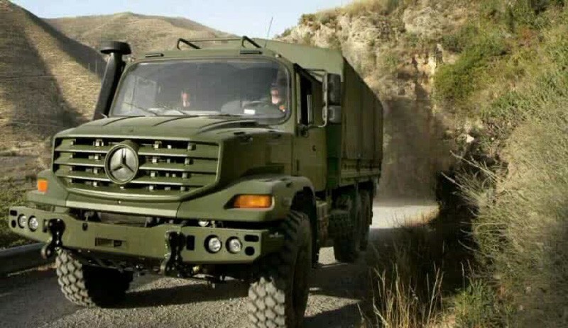 5,奔馳zetros 2733 a 6x6軍用戰術卡車(德國)