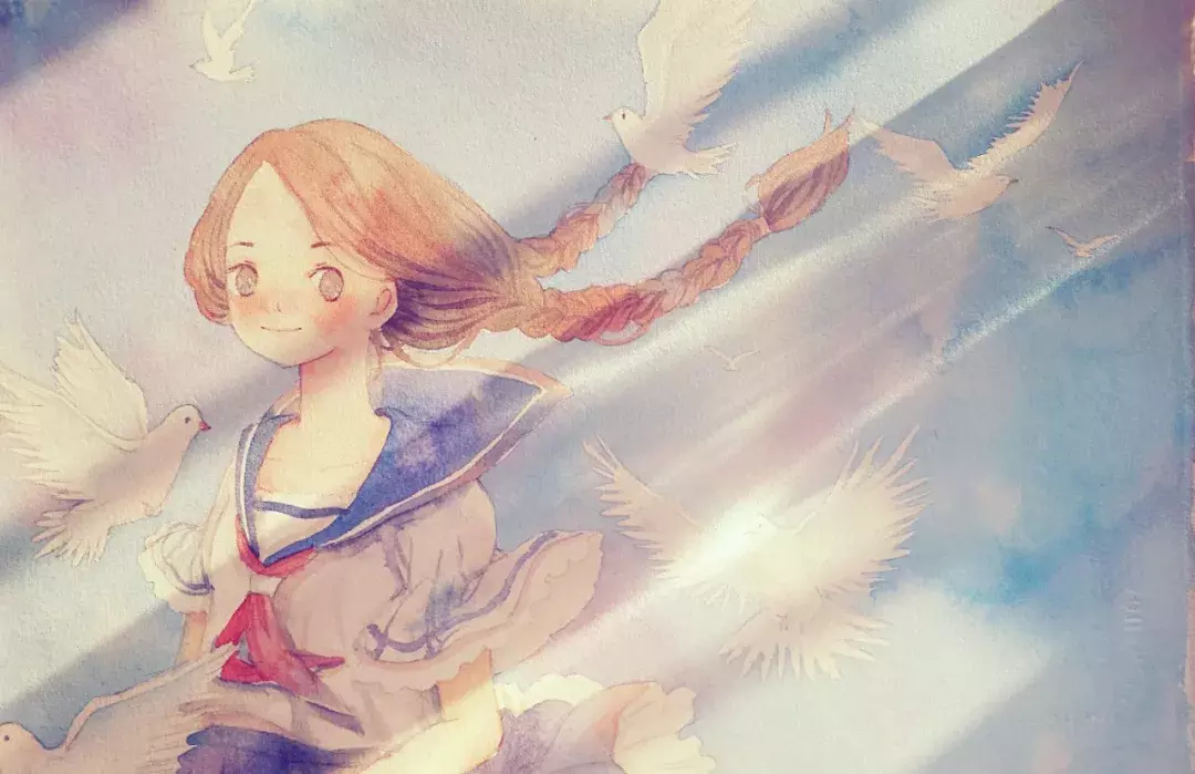 镜花水月，插画师用一支水彩笔画出一个梦想王国！