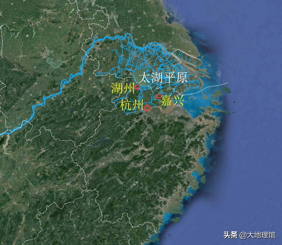 長江流域，流經福建和廣東嗎？