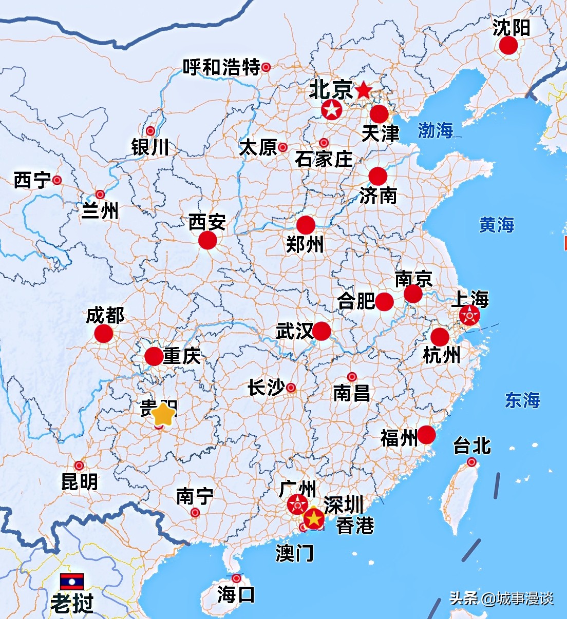 從這次晉級為國家中心城市的城市可以出來,它們基本都是東部沿海地區