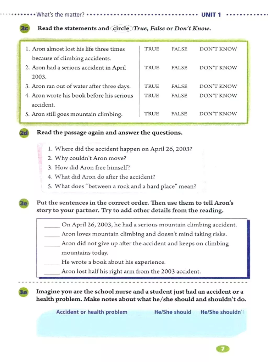 开学预习｜人教版（新目标）初中英语八年级下册Unit 1