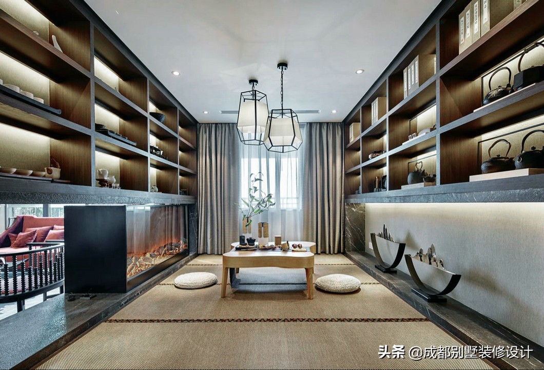 600㎡豪宅别墅装修设计，新中式顶级奢想，构建别样生活韵味