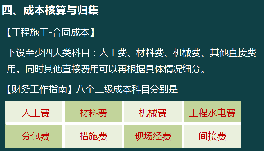 建筑施工会计太难！看了建筑工程项目账务处理全流程，才发现简单