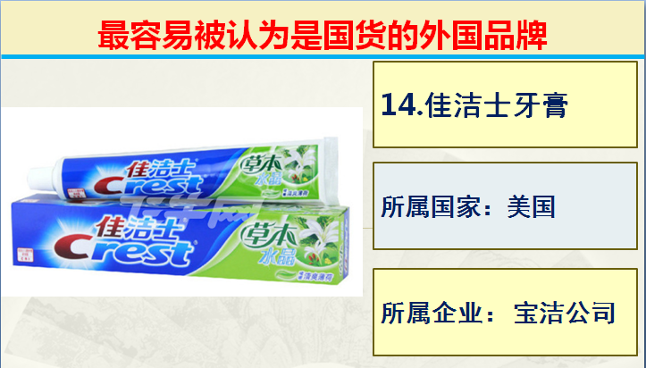 玉兰油是哪个国家的品牌，常见的50个被认为国产的品牌