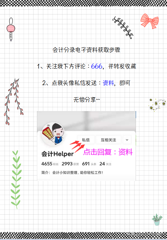 会计分录还不会?给！你要的科目顺口溜+330个分录+各行业会计分录